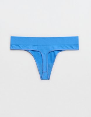 Superchill Seamless Thong Underwear - Rome Blue