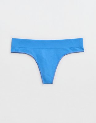 Superchill Seamless Thong Underwear - Rome Blue