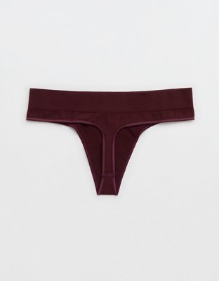 Superchill Seamless Thong Underwear - Royal Berry