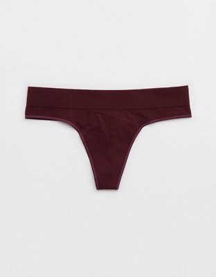 Superchill Seamless Thong Underwear - Royal Berry
