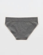 Superchill Seamless Bikini Underwear - Dark Heather Gray