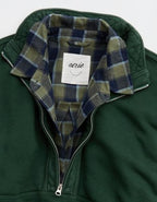 Aerie Anytime Fave Flannel Oversized Shirt - Olive Fun