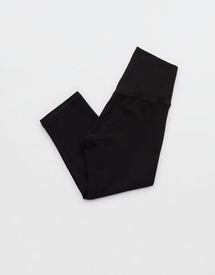 OFFLINE By Aerie Real Me XTRA High Waisted Capri - True Black