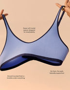 Float Scoop Bralette - Royal Berry