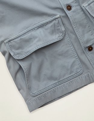 AE Canvas Barn Coat - Light Blue