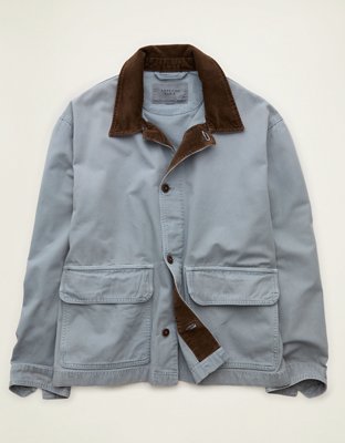 AE Canvas Barn Coat - Light Blue