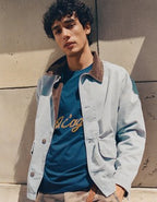 AE Canvas Barn Coat - Light Blue