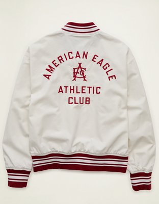 AE Varsity Jacket - Air White