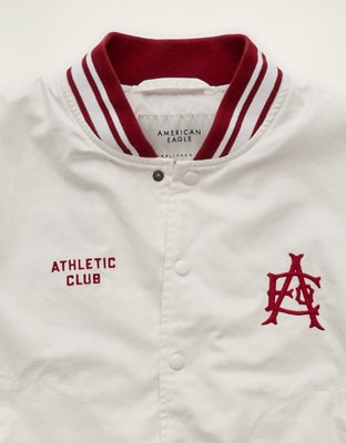 AE Varsity Jacket - Air White