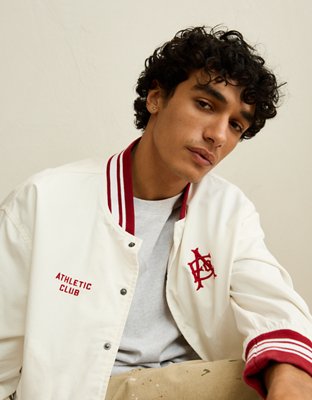 AE Varsity Jacket - Air White