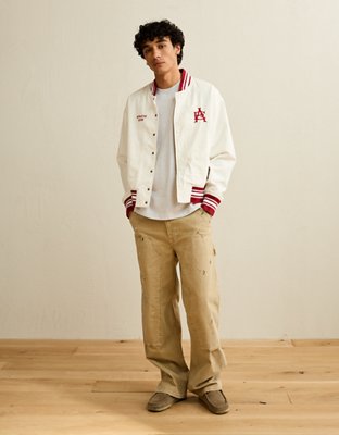 AE Varsity Jacket - Air White