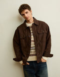 AE Shacket - Dark Brown