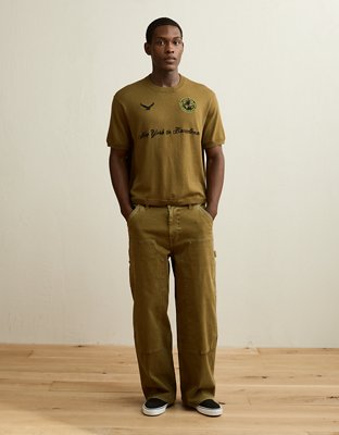 AE x Lamine Yamal Ultra Baggy Double-Knee Carpenter Pant - Olive