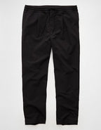 AE 24/7 Pleated Pull-On Pant - Bold Black