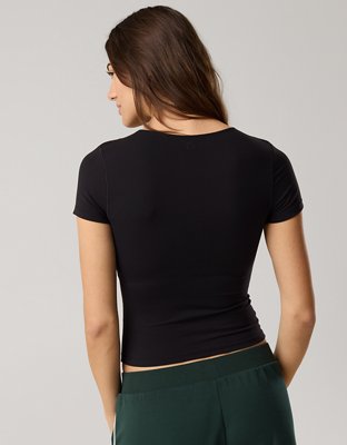 OFFLINE By Aerie Real Me XTRA T-Shirt - True Black