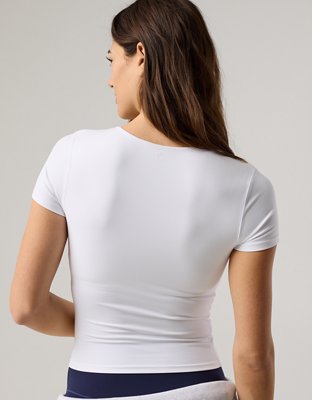OFFLINE By Aerie Real Me XTRA T-Shirt - White