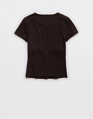 OFFLINE By Aerie Real Me XTRA T-Shirt - Deep Earth
