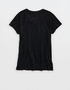 OFFLINE By Aerie Gotta Run Seamless Short Sleeve T-Shirt - True Black