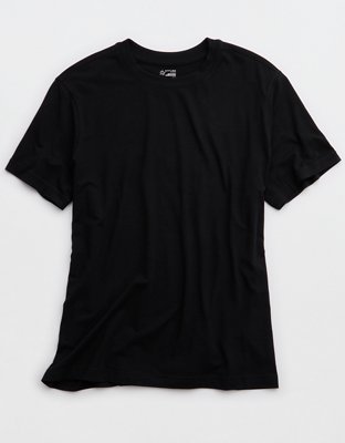 OFFLINE By Aerie Let's Stretch Oversized T-Shirt - True Black