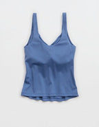 OFFLINE By Aerie Real Me Low Key Tank Top - Marbled Blue