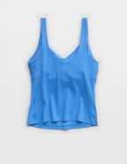 OFFLINE By Aerie Real Me Low Key Tank Top - Rome Blue