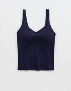 OFFLINE By Aerie Real Me Low Key Tank Top - Royal Navy