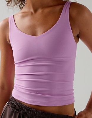 OFFLINE By Aerie Real Me Low Key Tank Top - Planet Pink