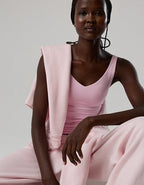 OFFLINE By Aerie Real Me Low Key Tank Top - Parfait Pink