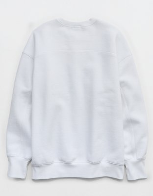 OFFLINE By Aerie Cloud Fleece Oversized Crewneck Sweatshirt - Bright White
