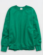 OFFLINE By Aerie Cloud Fleece Oversized Crewneck Sweatshirt - Pine