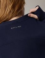 OFFLINE By Aerie Cloud Fleece Oversized Crewneck Sweatshirt - Royal Navy
