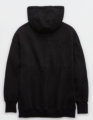 OFFLINE By Aerie Cloud Fleece Oversized Hoodie - True Black