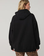 OFFLINE By Aerie Cloud Fleece Oversized Hoodie - True Black