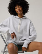 OFFLINE By Aerie Cloud Fleece Oversized Hoodie - Light Heather Gray
