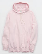 OFFLINE By Aerie Cloud Fleece Oversized Hoodie - Pink Petal
