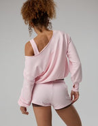 OFFLINE By Aerie OTT Layered Sweatshirt - Pink Petal