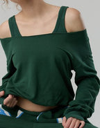 OFFLINE By Aerie OTT Layered Sweatshirt - Rugged Green