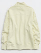 OFFLINE By Aerie Cloud Fleece Oversized Mockneck Sweatshirt - Green Beam