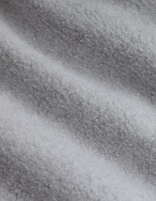 OFFLINE By Aerie Cloud Fleece Oversized Mockneck Sweatshirt - Light Gray