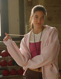 OFFLINE By Aerie Cloud Fleece Classic Full Zip Sweatshirt - Pink Petal