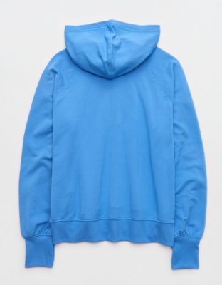 OFFLINE By Aerie OTT Henley Hoodie - Rome Blue