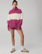OFFLINE By Aerie Cloud Fleece Oversized Mockneck Sweatshirt - Autumn Jam