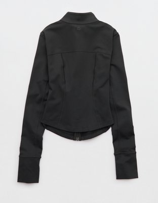 OFFLINE By Aerie The Hugger Full Zip Jacket - Smoked Gray