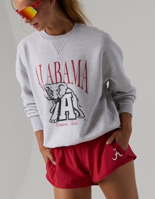 Alabama Crimson Tide OFFLINE By Aerie Crewneck - Heather Gray