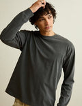 AE Vintage Relaxed Fit Long-Sleeve T-Shirt - Washed Black