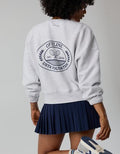 OFFLINE By Aerie x USTA Foundation Cloud Fleece Crewneck Sweatshirt - Light Heather Gray