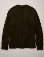 AE77 Premium Alpaca-Blend Sweater - Olive