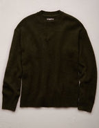 AE77 Premium Alpaca-Blend Sweater - Olive