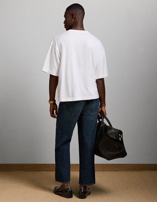 AE77 Premium Boxy T-Shirt - White