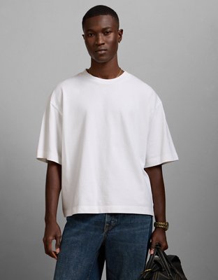 AE77 Premium Boxy T-Shirt - White